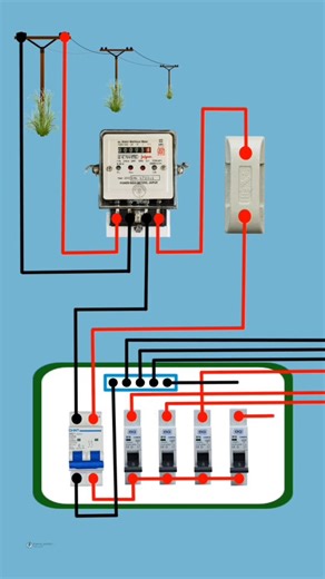 Mcb box wiring connection kaise kare ⚡️ 💡 Like follow plz 🙏 ❤️ . #electric_work03 . #electric #electrical #light #electrician #mcb #wiring #explore #explorepage #electrical #instagood #instagram #instagramreels #viral #trending #trendingreels | electric_work03