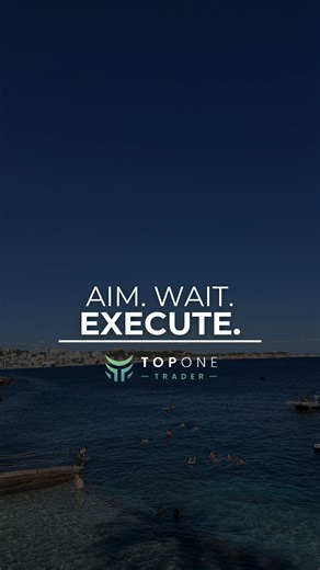 Top One Trader | Prop Firm on Instagram: "Spraying trades everywhere is how amateurs blow accounts. Snipers wait. They aim. They take only the cleanest shots. 🎯 1–2 setups a day is all you need. And if the market hits you twice? Step back. Walk away. Discipline isn’t optional, it’s survival. 🔥"