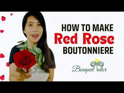 DIY Red Rose Boutonniere for Beginners: Wedding & Prom Ready
