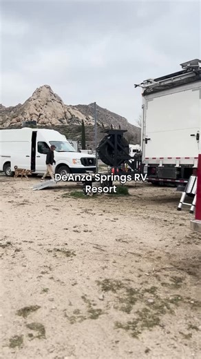 One hour east of San Diego. Infinite desert views. 📍1951 Carrizo Gorge Rd. Jacumba Hot Springs, CA 91934 Our RV Resort offers: ✅ Full hook-up RV spots ✅ Modern Tiny Homes ✅ Complete resort accommodations Upgrade your RV life in Jacumba, CA. #deanzasprings #rvliving #jacumba #rvlife #sandiegocamping | DeAnza Springs Resort