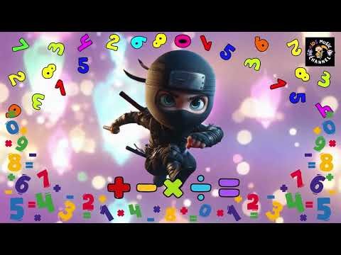 Rooftop Ninja Counting Adventure | Number Song for Kids #kidssong #kidsmusic #preschool #ninja