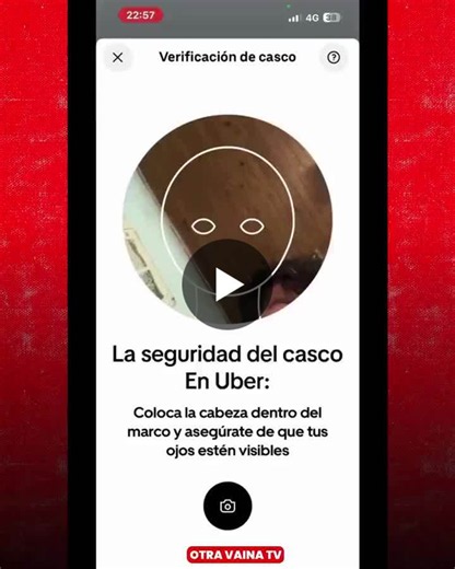 Uber le rechazó el casco. Lo que hizo después es brillante... ↓ (mirá el video) El sistema no verificaba si estabas seguro. Verificaba: ¿hay algo redondo en tu cabeza con dos agujeros? Bowl de… | Guillermo Romero