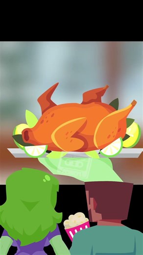 Zombie Girl prepares Dinner in Minecraft