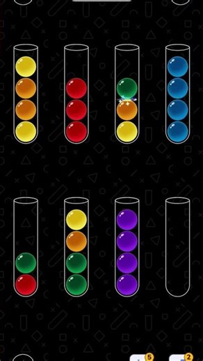 Ball Sort puzzle Game level 9 #games #puzzle