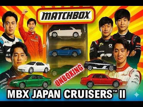 MEJOR Set AUTOS JAPONES MATCHBOX Cruisers