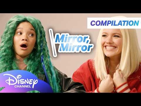"Mirror, Mirror" Compilation ✨ Disney Channel Stars Interview Their Characters! | ‪@disneychannel‬