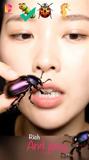 Fantasy Eating ASMR | Caterpillars, Beetles & Seahorse Fish Relaxation Sounds