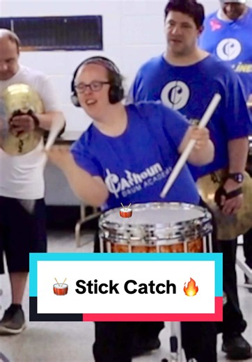 Drummer Laura’s Perfect Stick Catch Drum Solo