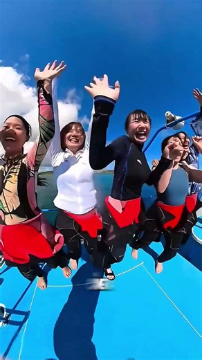 They threw the camera into the sky! 😲