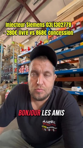 🚨 INJECTEUR SIEMENS 03L130277B – LES PRIX QUI FONT MAL ! 🚨 👉 Aujourd’hui, notre client suisse a payé 280€ pour cet injecteur en échange standard (réf. 03L130277B). Et regardez bien : • 📉 119€ ➝ son prix il y a 1 an à peine • 💶 280€ ➝ notre prix actuel livré avec garantie • 💸 868€ ➝ chez le concessionnaire aujourd’hui 🤯 💯 Marque Siemens VDO, pièce d’origine, expédiée rapidement partout en Europe. ⸻ 📍 Disponible chez AATeile / AAPièces : ➡️ 5 minutes de Strasbourg (Kehl) ➡️ 5 minutes de l