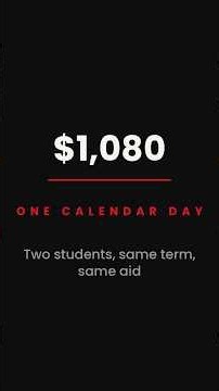 Withdraw From College a Day Early and You Owe $1,080