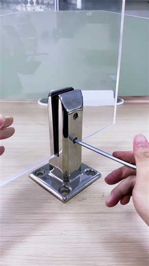 Are you looking for a square glass clamp？#hardwarefitting #accessories #hardwareaccessories