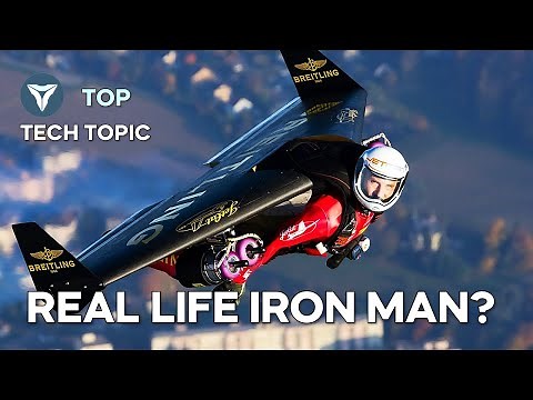 Human Flight Machine ▶1 - Jetman Carbon Fiber Wing Suit - 4K