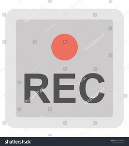 Recording Vector Icon Stock Vector (Royalty Free) 782049865 | Shutterstock