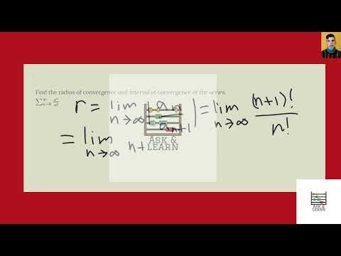 Find the radius of convergence and interval of convergence of the series.