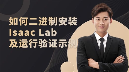 如何二进制安装IsaacLab及运行验证示例