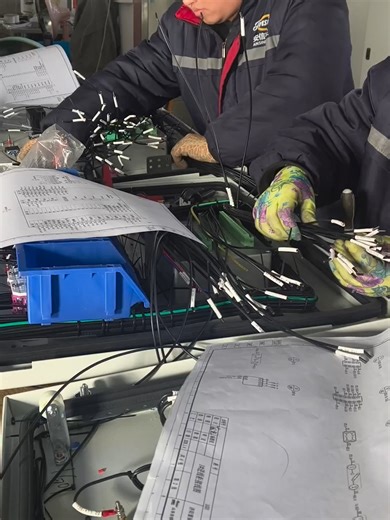 Components in place, production underway🔛 Every part represents a promise of quality; Every hoist operation builds confidence in delivery. From individual components to finished cabinets, we're transforming expertise into tangible reliability. #VoltageCabinetManufacturing #IndustrialAesthetics #ProductionDaily #ElectricalProfessionals #Craftsmanship #AXD#Anxind