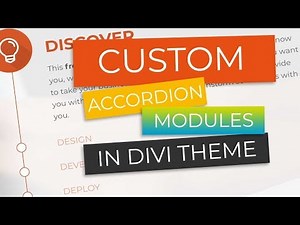 Make Amazing Custom Accordions in Divi Theme for Wordpress in under 5 Minutes!!