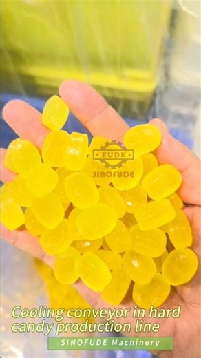 #SINOFUDE #machinery auto cooling and kneading device in hard candy production line