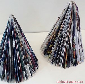 Magazine Christmas Trees * ages 6  ⋆ Raising Dragons