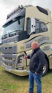 Lee Cooper, from Ernest Cooper Ltd, let us have a look at the company’s very special gold 100th anniversary Volvo FH16 750. Spotted at Truckfest West Midlands in the UK. #volvotrucksmoment #volvotrucks | Volvo Trucks