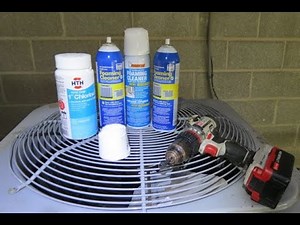 When and How to clean outside air conditioning unit system condenser coils best cleaner Read Below