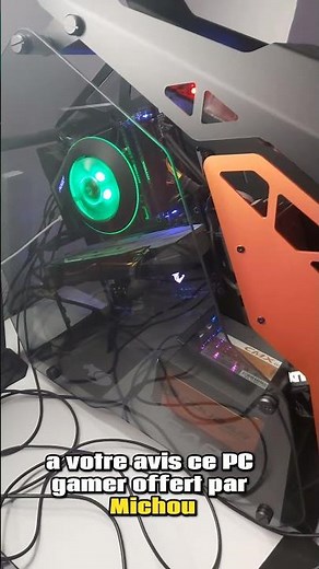 combien coûte ce pc offert par michou et doc jazy ? 😱 #michou