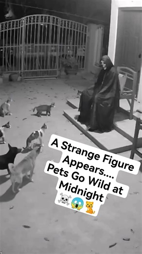 #scarynight Cats vs Invisible Ghost Presence 😱🙀 #funnycat #scarycat #viralcatshorts #pets