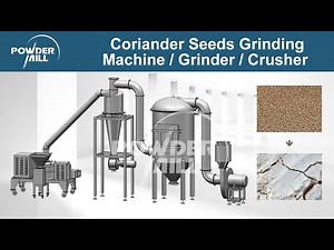 Coriander Seeds Grinding Machine / Grinder / Milling Machine / Crusher - Mill Powder Technology