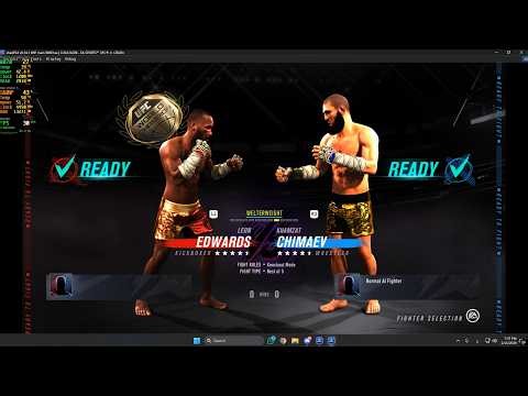 UFC 4 on SHADPS4 FULL VISIBLE FIGHTERS full gameplay