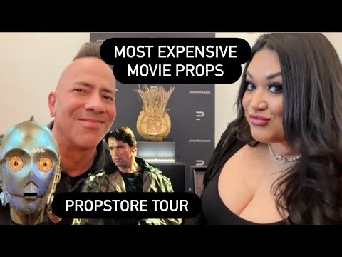 EXCLUSIVE: MOST EXPENSIVE MOVIE PROPS IN THE WORLD | Propstore Auction 2026 STAR WARS TERMINATOR ETC
