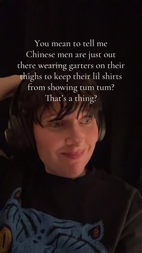 I saw this in #abodesire and I thought that must be a rare thing for dudes to do. Then freakin #ziyu wore garters under his outfit for his concert?! This is a thing?! #revengedlove #tianxuning #tianziyu