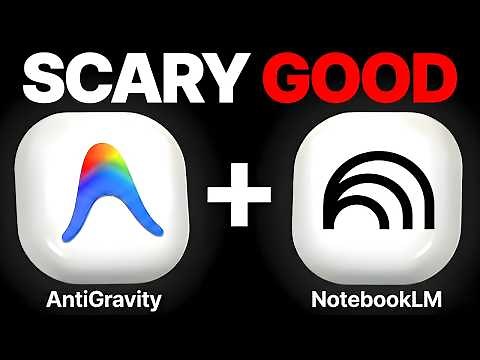 NotebookLM + Antigravity: Build ANYTHING!