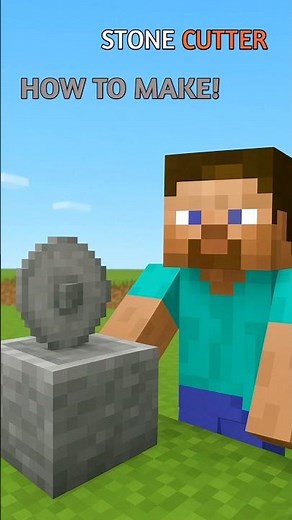 Stone Cutter Crafting in Minecraft #shorts