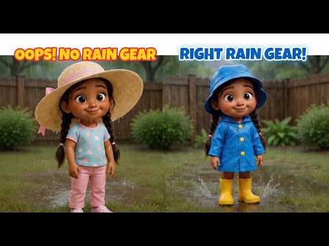Rainy Day Gear for Kids 🌧️ | What to Wear in the Rain | Ekra Kids TV