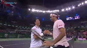 Best match of the week! Roger Federer delivers an incredible performance to take out Nishikori 6-4 7-6(4) to reach the Shanghai semi-finals. | Tennis TV