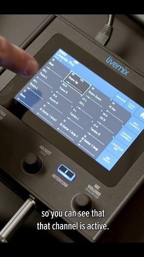 A brief tour of the Livemix Pro touchscreen features. #personalmonitors #personalmix #praiseandworship #worship #studio #recordingstudio #proaudio #iem #inearmonitors | Digital Audio Labs