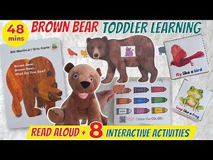 Brown Bear Brown Bear What Do You See Eric Carle Books Read Aloud | Animated Stories Toddler