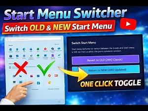 Revert to the Classic Start Menu in Windows 11 in ONE CLICK!