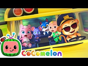 Wheels on the Monkey Bus 🚍 Animal Sounds with Friends | NEW 🐵 CoComelon Animal Time