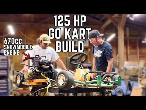 Rotax 670cc Go Kart Build Pt. 2 | 125 Horsepower Engine is Mounted!