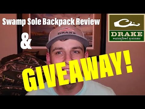 DRAKE SwampSole Backpack Review & GIVEAWAY!