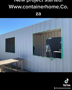 2.1K views · 21 reactions | New container home project started. This will be a high end staff tea room with Aircon, tables and a kitchen Just comment Price #containerhome #containermodification #containerhouse #containerhomes | Container Home South Africa | Facebook