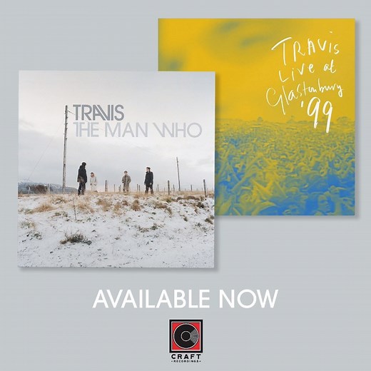 15K views · 609 reactions | Live at Glastonbury ’99 and the reissue of The Man Who are out now on all formats! https://found.ee/travis-officialstore-r A special blue vinyl edition of 'Live at Glastonbury '99' is also available exclusively INSTORE at HMV (UK), MediaMarkt (Germany) and Indie Retailer (US). | Travis | Facebook