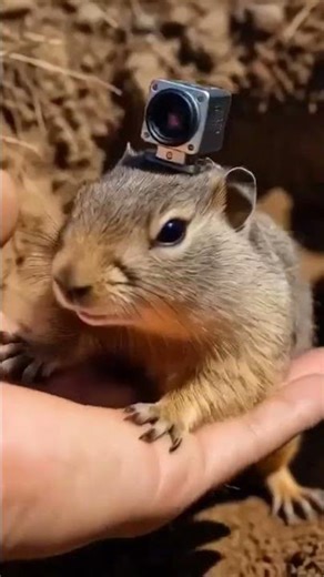 POV: Tiny Squirrel Exploring the Forest 🐿️See the world through the eyes 🐿️#Shorts#POV#Animals