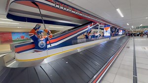 865K views · 19K reactions | This is the baggage claim that greets you upon walking through customs at the Edmonton airport | Mike Leslie | Facebook