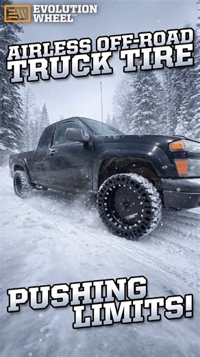 Airless Off Road Truck Tire - Pushing Limits!