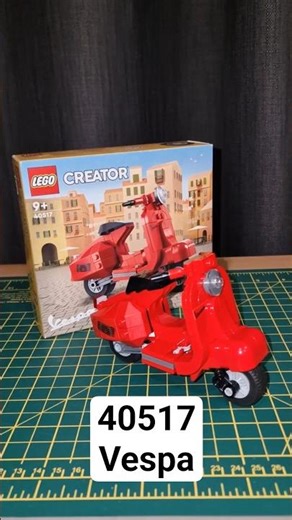 Lego Creator 40517 - Vespa - Speed Build #lego legospeedbuild #legovespa #legocreator #shorts