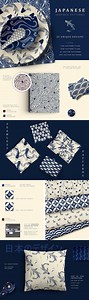 Japanese Patterns Vector Handdrawn, a Pattern Graphic by Youandigraphics