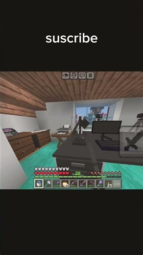 Minecraft gaming room tutorial 😱dekhiye mera gaming room #minecraft